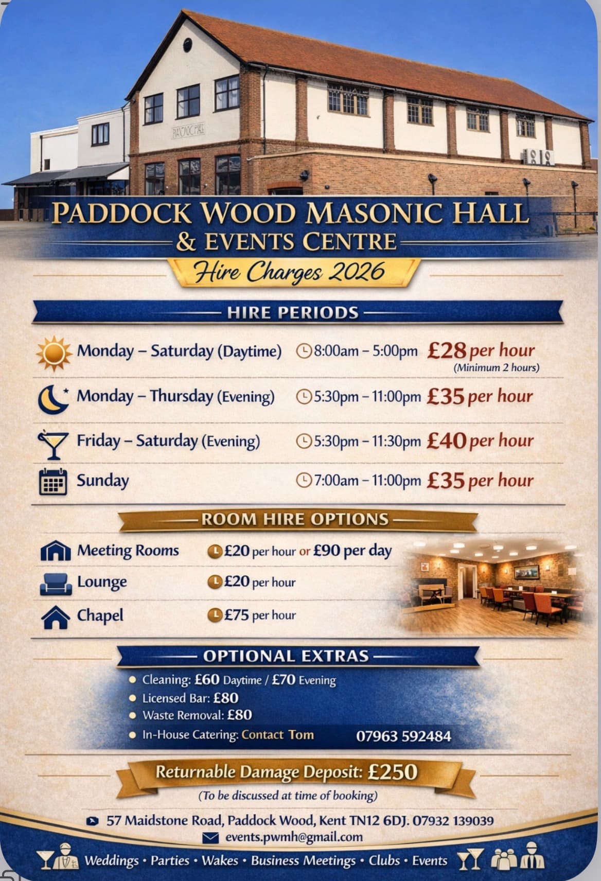 Paddock Wood Masonic Hall