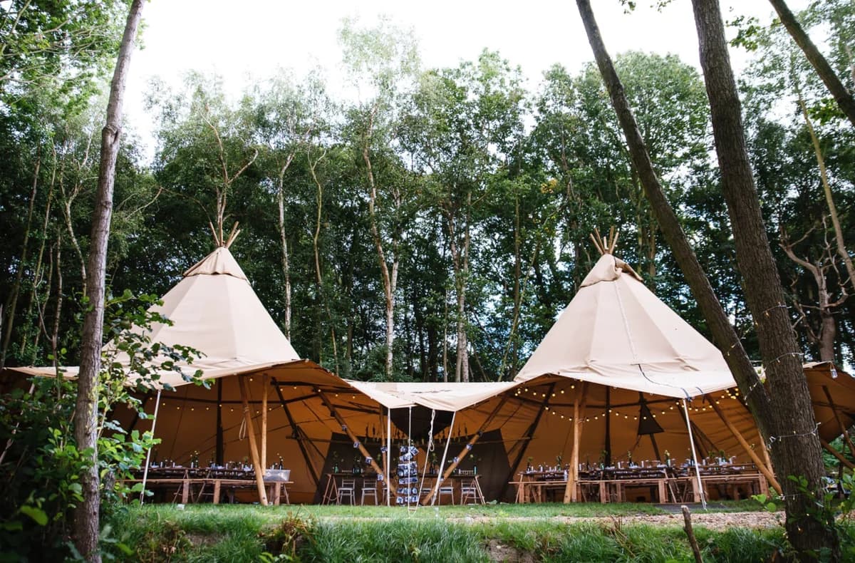 Wilderness Wedding & Events Venue with luxury Glamping on site