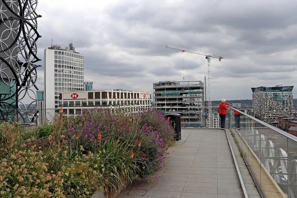 Library of Birmingham Venue Hire: Birmingham City Centre from the Library Secret Garden #17