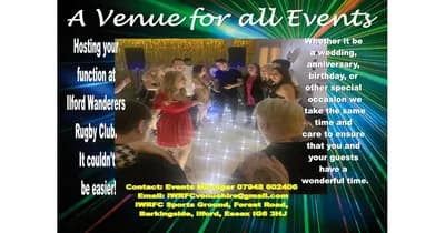 Hall for hire ilford wanderers rugby club