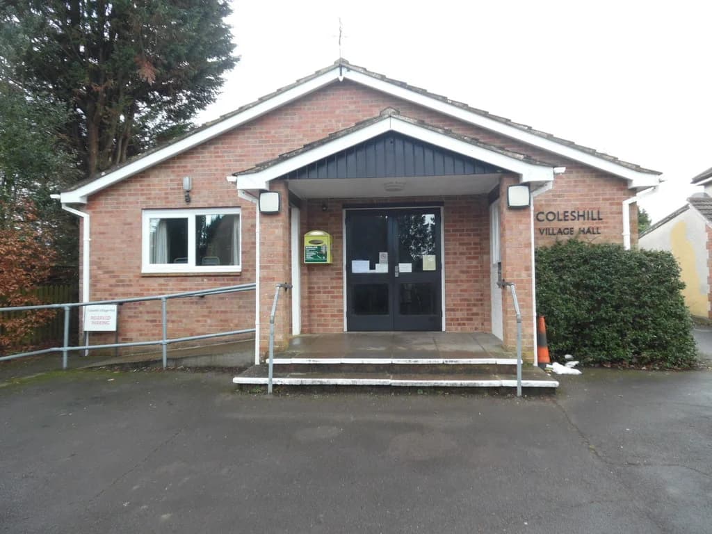 Coleshill Village Hall: Coleshill Village Hall, Bucks